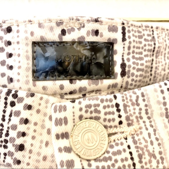 MOTHER Looker Ankle Fray Silver Strand Denim, 27 - Picture 5 of 7